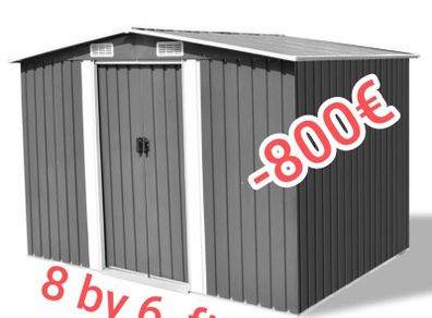Shed metal Delivery and assembling included