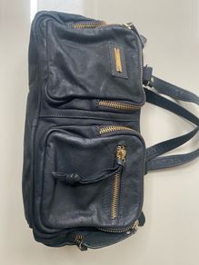 Max & co. black leather handbag