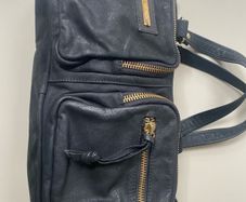 Max & co. black leather handbag