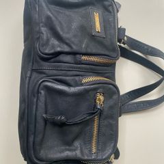 Max & co. black leather handbag