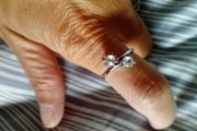Sterling silver antique ring