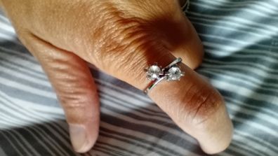 Sterling silver antique ring