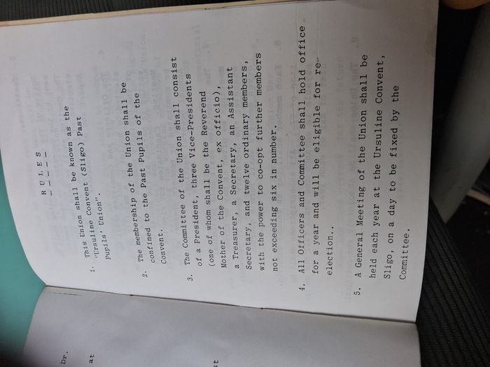 Ursuline Convent Sligo Golden Jubilee Book