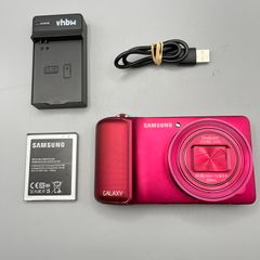 Samsung Galaxy EK-GC110 Digital Camera 21x Zoom Wifi Red - Tested Working