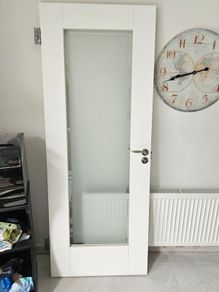 Internal Doors x 2. Frosted Glass Insert