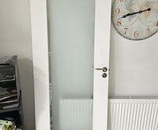 Internal Doors x 2. Frosted Glass Insert