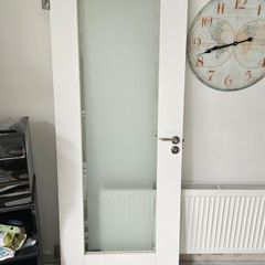 Internal Doors x 2. Frosted Glass Insert