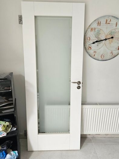 Internal Doors x 2. Frosted Glass Insert