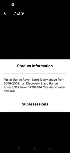 SR0500110 - Steering Angle Sensor for Range Rover Sport (2006-09), Discovery 3 and Range Rover L322 (2007-2009) - Genuine Land Rover