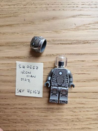 lego sh0667 iron man mk2, set 76167