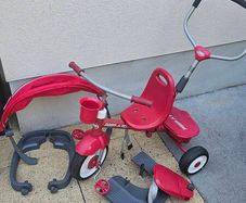 radio flywer trike red