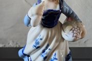 Porcelain Girl cobalt blue