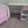 Beautiful White/Pink Bedroom Chest Set Image 4
