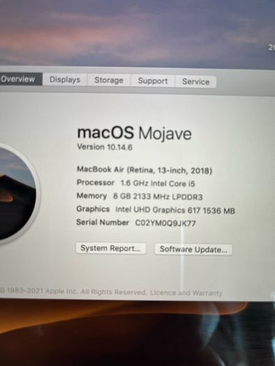 2018 Macbook Air