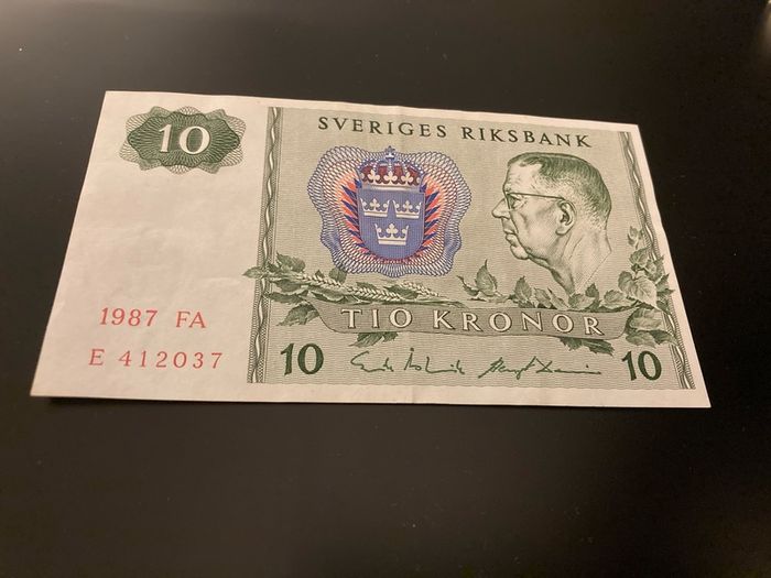 Sweden 10 Kronor banknote