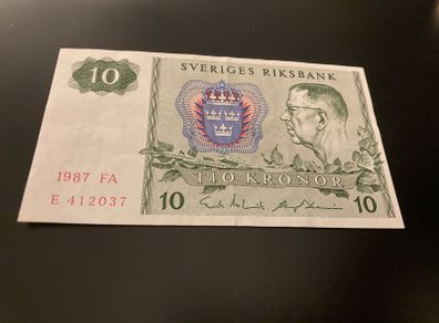 Sweden 10 Kronor banknote