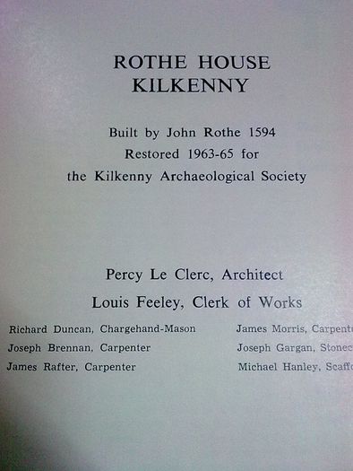 Rothe House Kilkenny