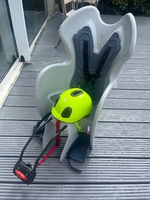 Kids Bike Seat and helmet