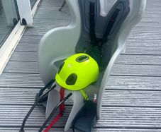 Kids Bike Seat and helmet