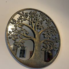 Tree of Life  Mirror home decor design Antique brass 3D style