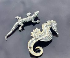 Vintage Silver Brooches