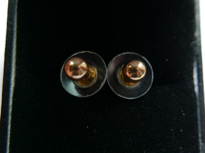 Vintage Sold 9ct Gold 375 Ball Stud Earrings 0,80g