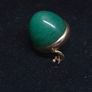 Antique Imperial Russian 14ct Gold Jade Brooch Moscow c.1890 1896 6g Image 2