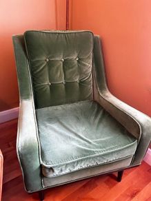 EZ Living Velvet Armchair