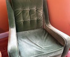 EZ Living Velvet Armchair