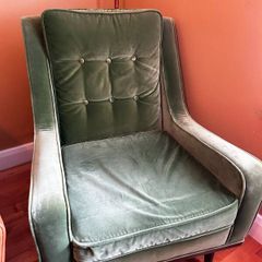 EZ Living Velvet Armchair