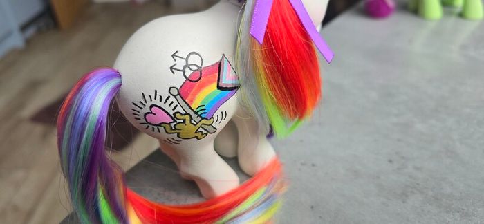 Custom Hand Painted Pony MLP G1 My Little Pony