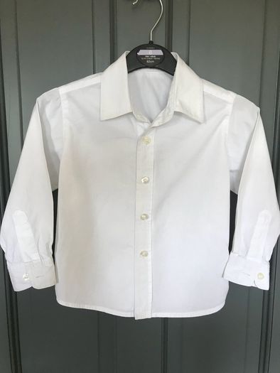 Mothercare longsleeved white shirt aged 2 - 3 years