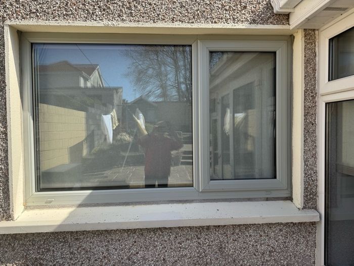 Triple glazed casement window