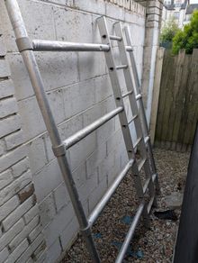 Aluminium Scaffold Tower Frame with Integrated Ladder