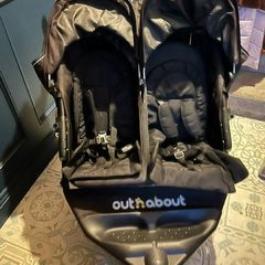 Out N about double buggy