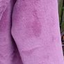 PRICE DROP, Primark ladies Faux fur salmon pink jacket, Size 6/8 Image 3