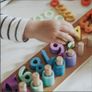 Jaques of London Wooden "Count & Stack" Montessori Educational Toy Image 10