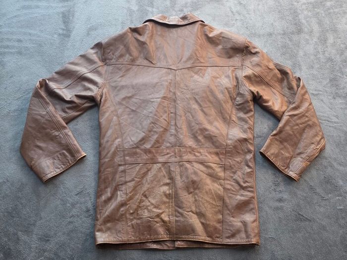 Vintage 1970s Three Angels Leather Jacket Mens Medium