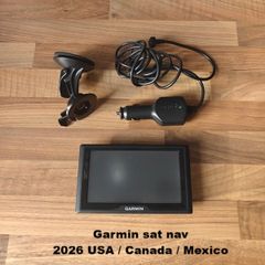 Garmin sat nav - 2026 USA / Canada / Mexico map
