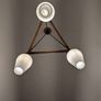Vintage Scandinavian pendant chandelier Image 4