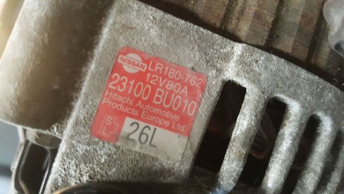 Nissan primera tino altenator