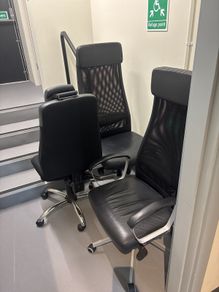 3 office chairs