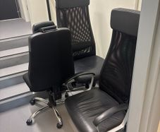 3 office chairs