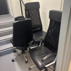 3 office chairs