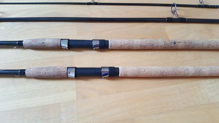 A pair of Shakespeare's spinning rods.