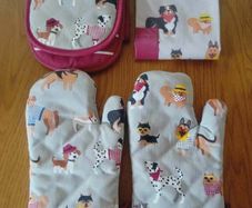 Oven Gloves/Double Oven Glove/Apron