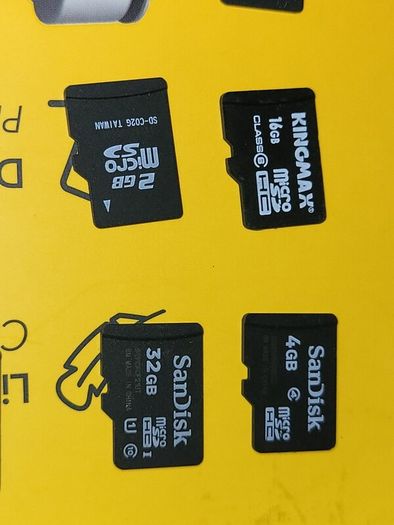 15 various micro sd cards