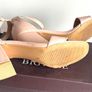 F&F Nude Block Heel Sandals Size 6 EU39 Wedding / Occasion Heels Image 6