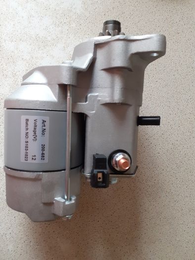 Starter for Kubota ride on mower 3 cylinder engine