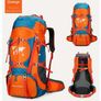 ORANGE. 70 L Hiking backpack. Trekking backpack. Camping backpack. Image 2